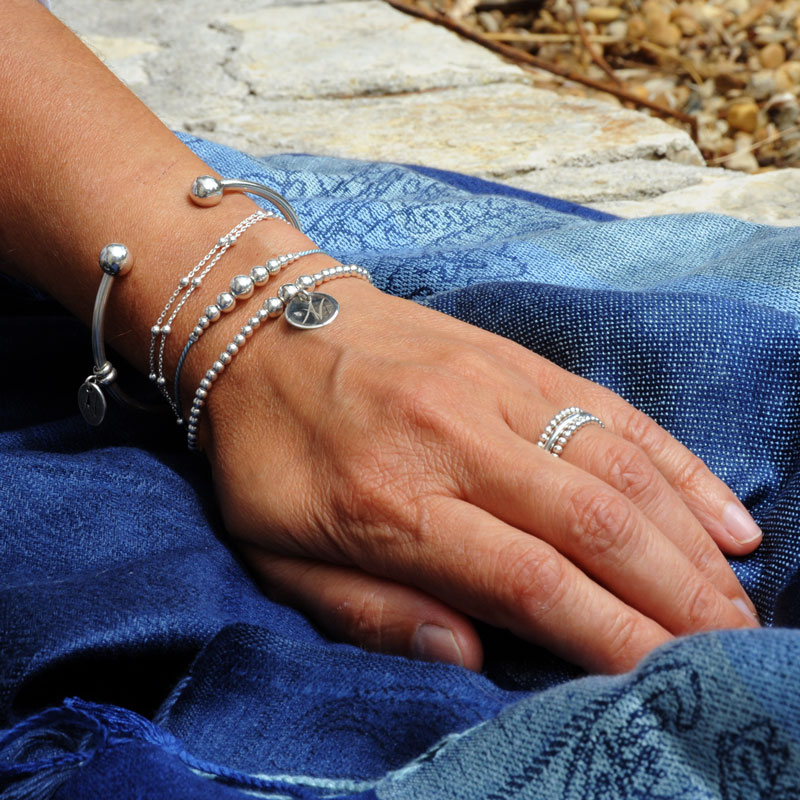 Bracelets perles argent Artisan créateur bijoutier à Lyon
