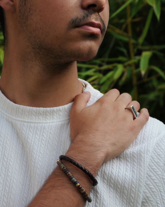 Chevalière homme en argent